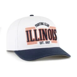 ILLINOIS FIGHTING ILLINI STREAM LINE '47 HITCH -Outlet Modern Relaxed Cap Store C SLINE19GWP WH HR F2