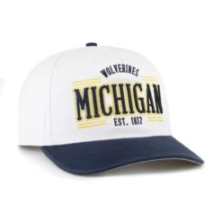 MICHIGAN WOLVERINES STREAM LINE '47 HITCH 5 MICHIGAN WOLVERINES STREAM LINE '47 HITCH -Outlet Modern Relaxed Cap Store C SLINE28GWP WH HR F2