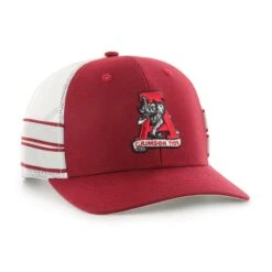 ALABAMA CRIMSON TIDE VINTAGE STRAIGHT EIGHT '47 TRUCKER -Outlet Modern Relaxed Cap Store CVIN STGHT01CTP RZ HR F2