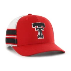 TEXAS TECH RED RAIDERS VINTAGE STRAIGHT EIGHT '47 TRUCKER -Outlet Modern Relaxed Cap Store CVIN STGHT52CTP RD HR F2