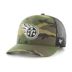 TENNESSEE TITANS CAMO STRAP '47 TRUCKER