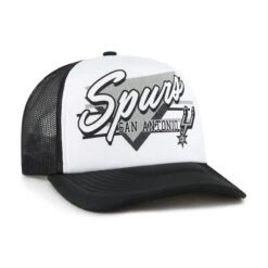 SAN ANTONIO SPURS HANG OUT '47 TRUCKER -Outlet Modern Relaxed Cap Store K HNGOT19KPP BK HR F2