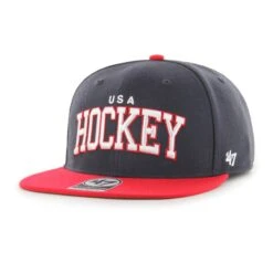 USA HOCKEY BLOCKSHED '47 CAPTAIN -Outlet Modern Relaxed Cap Store USAH BLKHD01WBP NY HR F